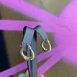14k EARRINGS HOOPS 