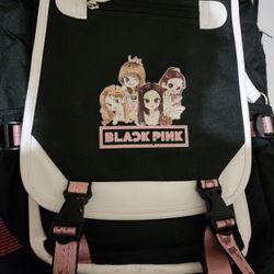 Black Pink Backpack