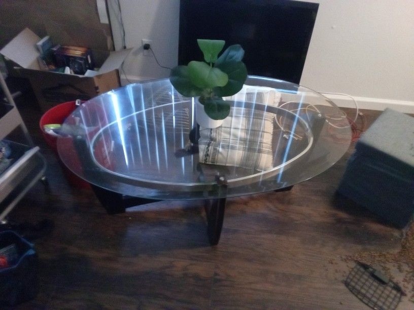 Glass Top Coffee Table