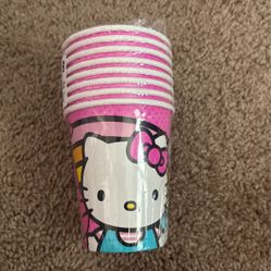 Hello Kitty & My Melody 9oz Cups 