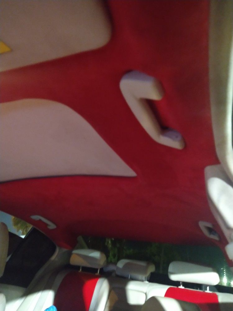 Red Suede Headliner Replacement