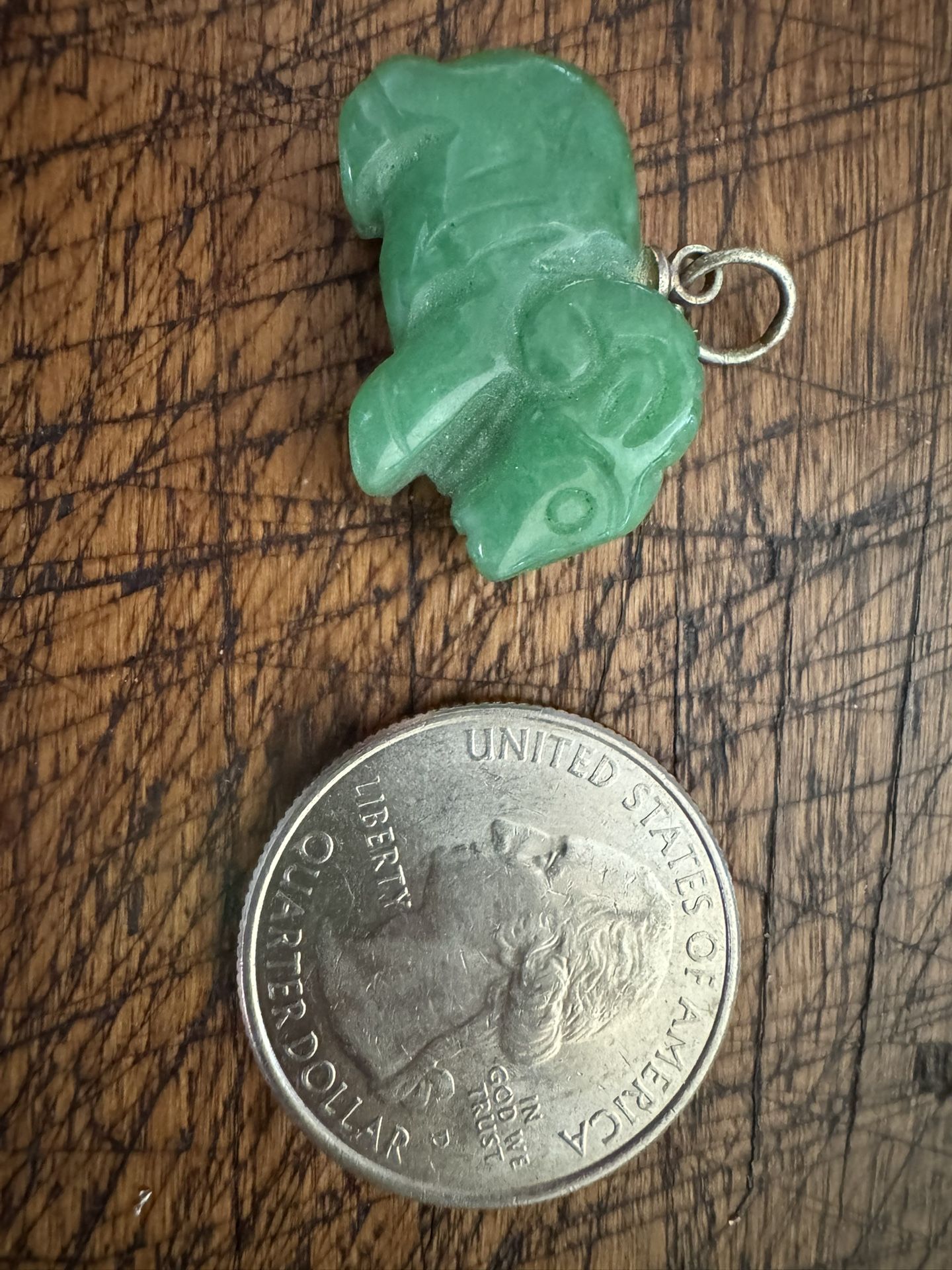 Natural Green Jade Pendant