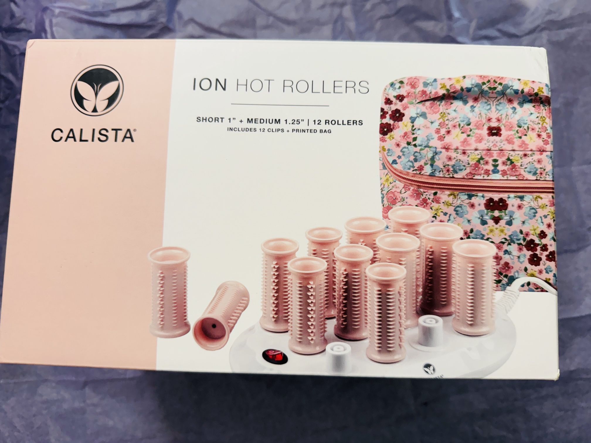Calista 12 Ion Short Rollers Travel Case