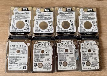8 x 500GB SATA 2.5 Internal Hard Disks
