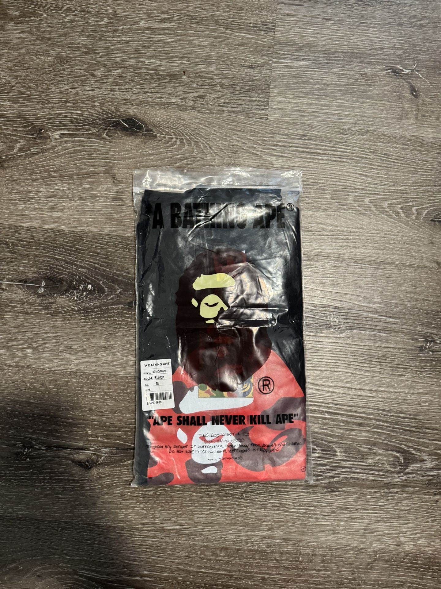 Red bape shirt