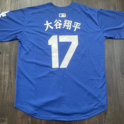 NEW MLB LA Dodgers Jersey // Ohtani #17 Japanese & English/ Freeman #5 / Mookie Betts #50 / Hernández #8// STITCHED