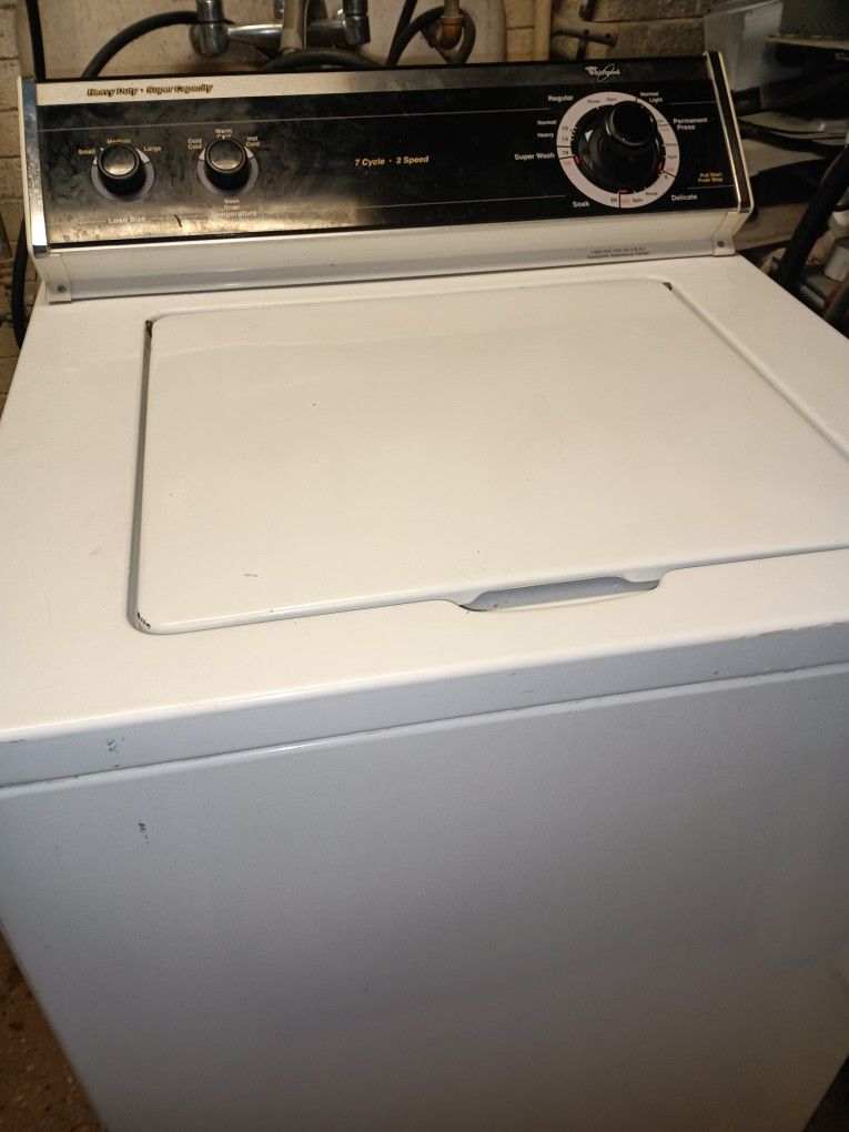 Budget Alert!! Very Reliable Built To Last Heavy Duty Whirlpool Washer And Dryer They Both Work Great Free Delivery!