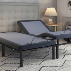 NEW IN BOX!  BedTech BT3000LP Adjustable Split-King/King Frame - Delivery Available