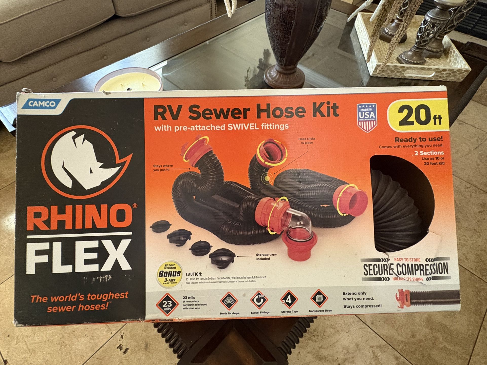 New! Camper Sewer hose Rv kit