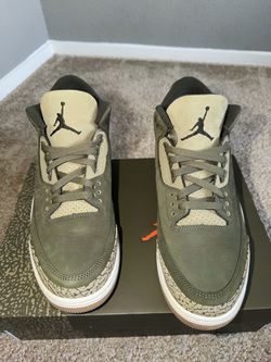 Air Jordan 3 Olive Green Sneakers