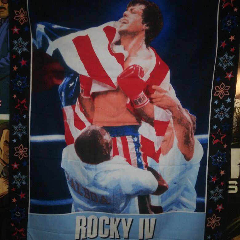 Rocky 4 Tapestry Cloth (Vintage 1980's)