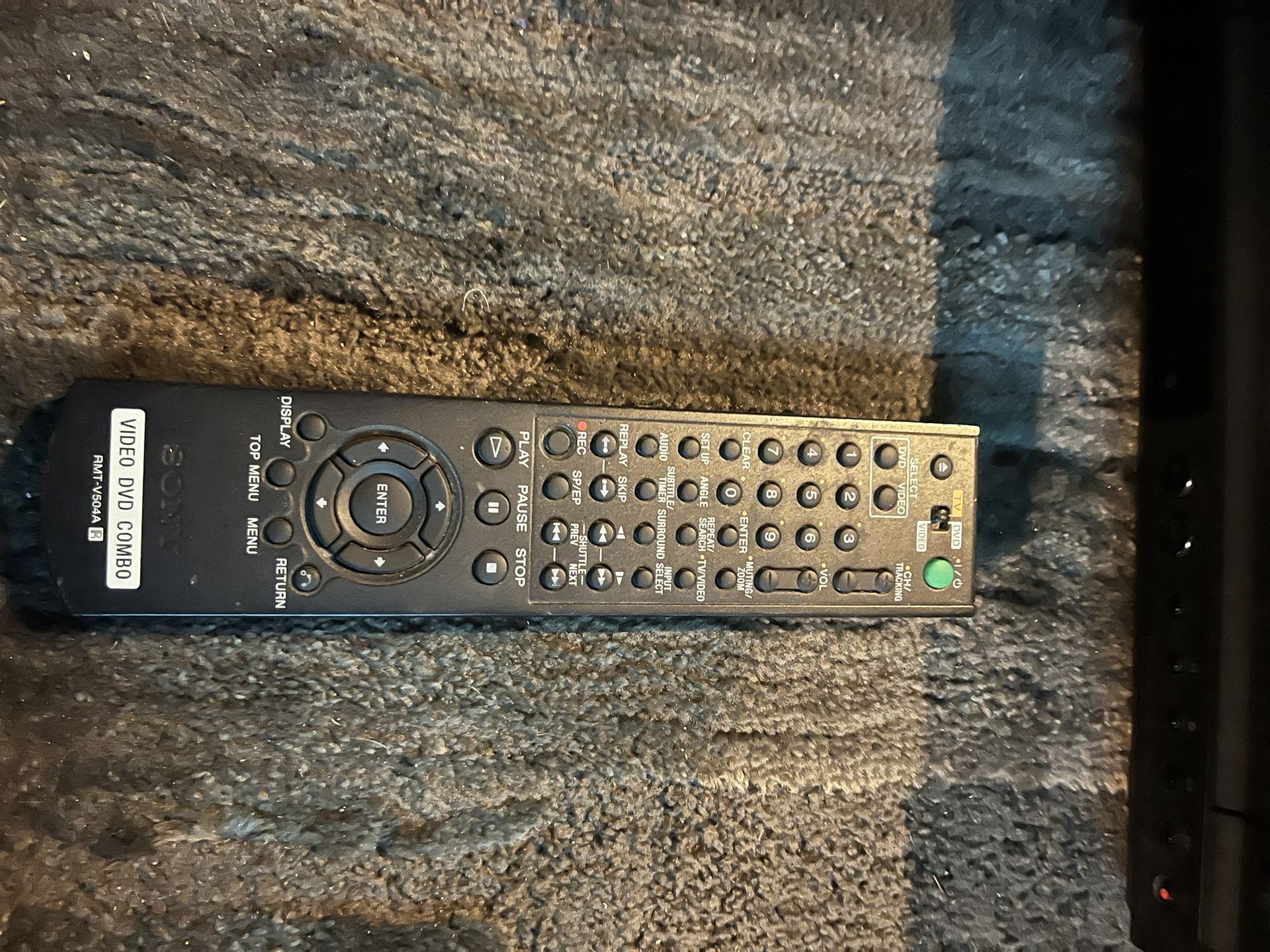 Sony DVD/VCR Combo With Remote
