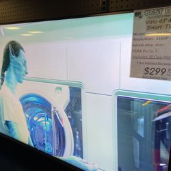 Vizio 43” 4K Smart TV
