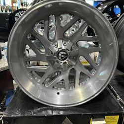 FUEL OFF-ROAD D715 5x150/139.7 Size 22x10 OFFSET -18mm ANTHRACITE BRUSHED TINT CLEAR