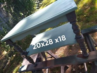 Red And Gray Side Table