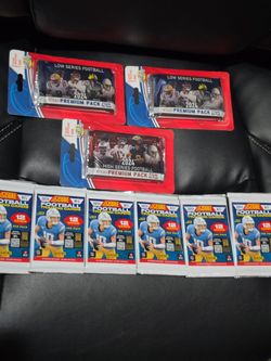 2024 Football Cards 6x Score Retail Packs + 3x 2024 Sage 2 Pack + Card Hanger Packs! New Sealed!