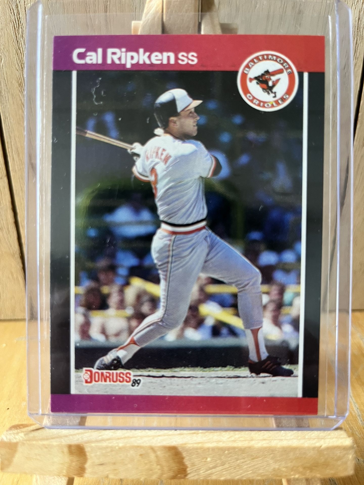 1989 Donruss #51 Cal Ripken Jr. - No Period After Inc & *Denotes* Errors RARE