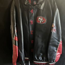 Leather Starter 49ers Jacket