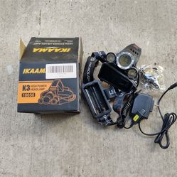 K3 High Power LED Headlamp 18650