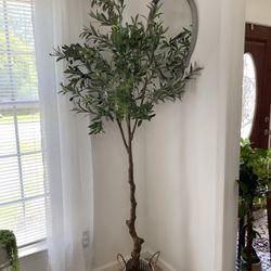 Beautiful Artificial 6 Ft Olive Tree 