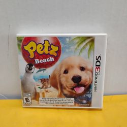 Nintendo 3DS video game Petz Beach published by Ubisoft.