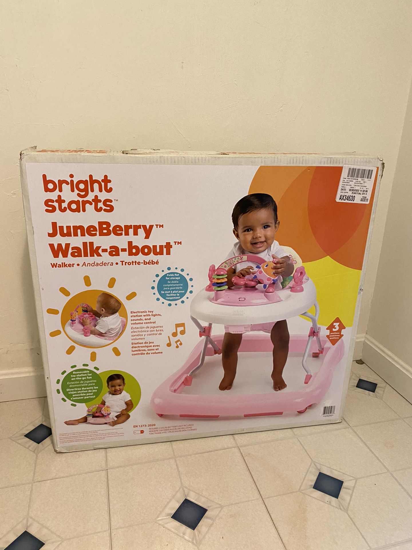 Bright Starts JuneBerry™ Walk-A-Bout™ Walker