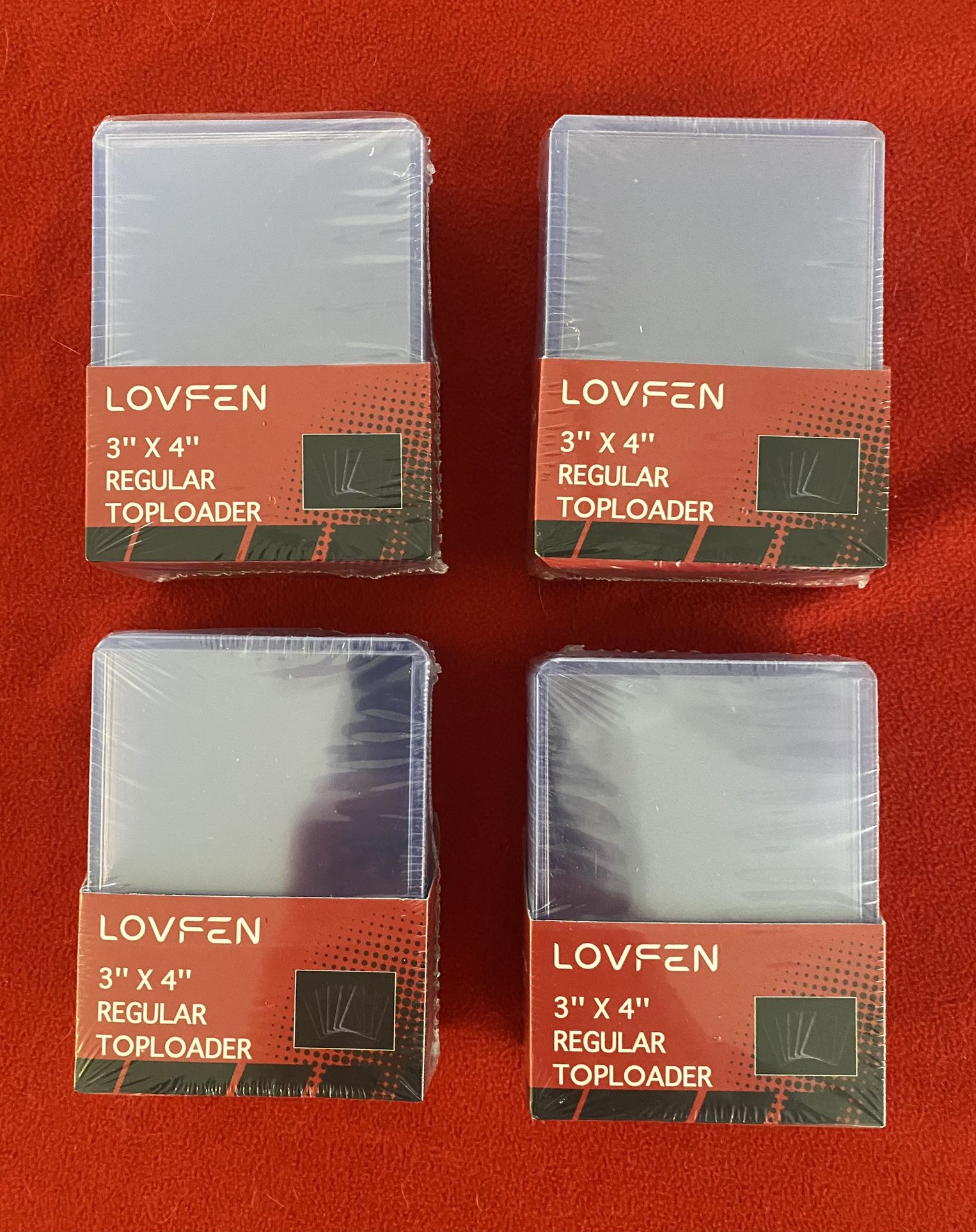x100 Clear Trading Card Toploaders