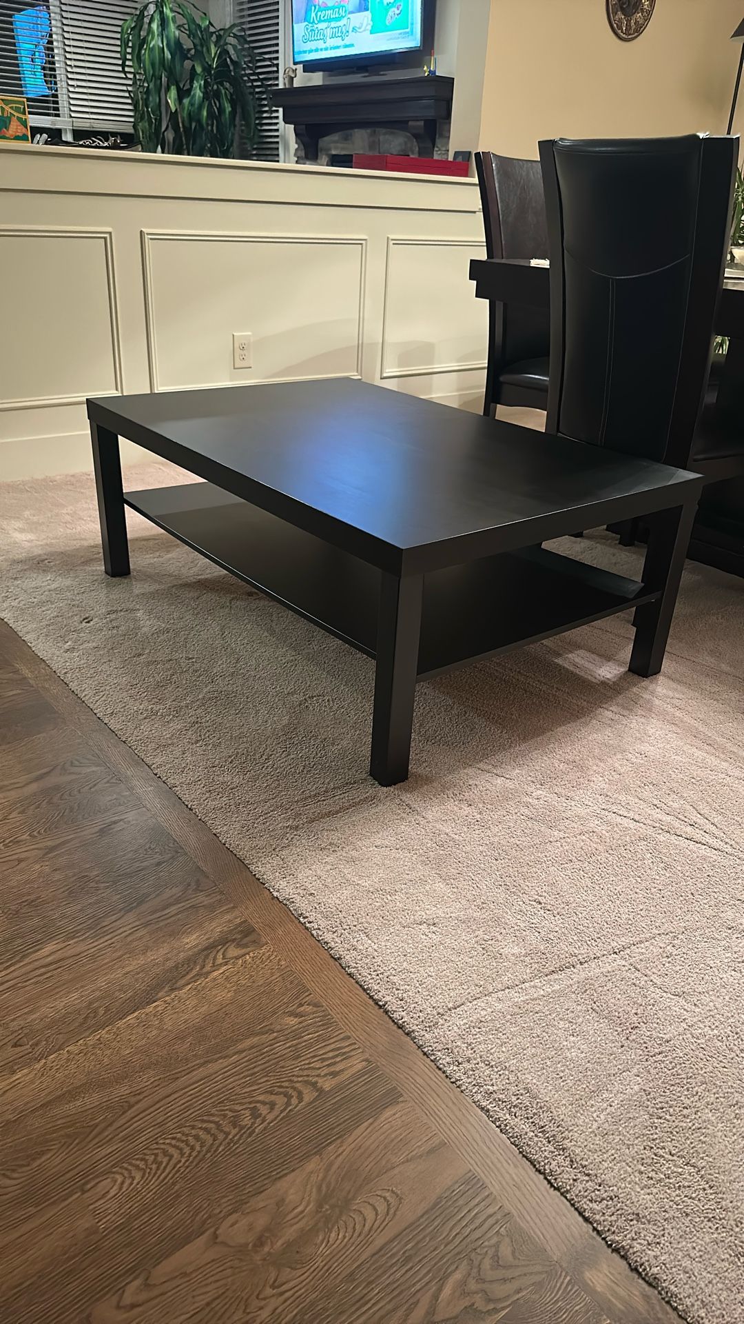 Dark Brown Coffee Table 