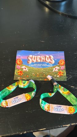 Sueños Festival 2026 2-Day GA+ Wristbands Grant Park Chicago