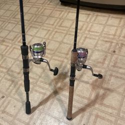 Two Freshwater Diawa, Reels, And Pool