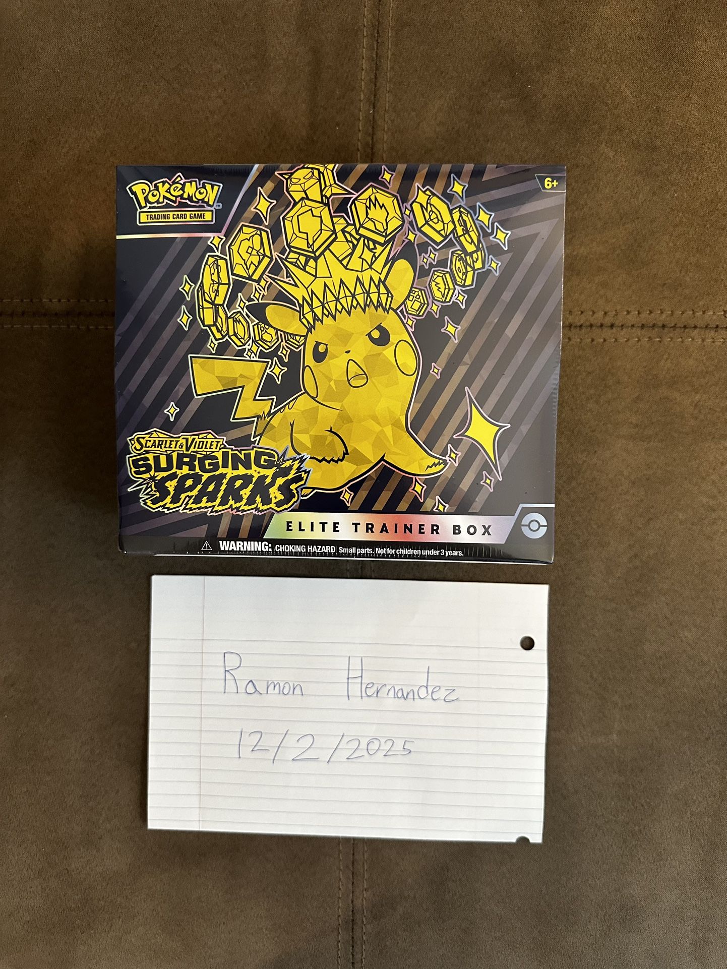 Pokemon Surging Sparks ETB