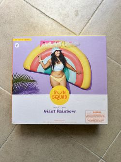 Rainbow Swim Float 5 Ft 8 In