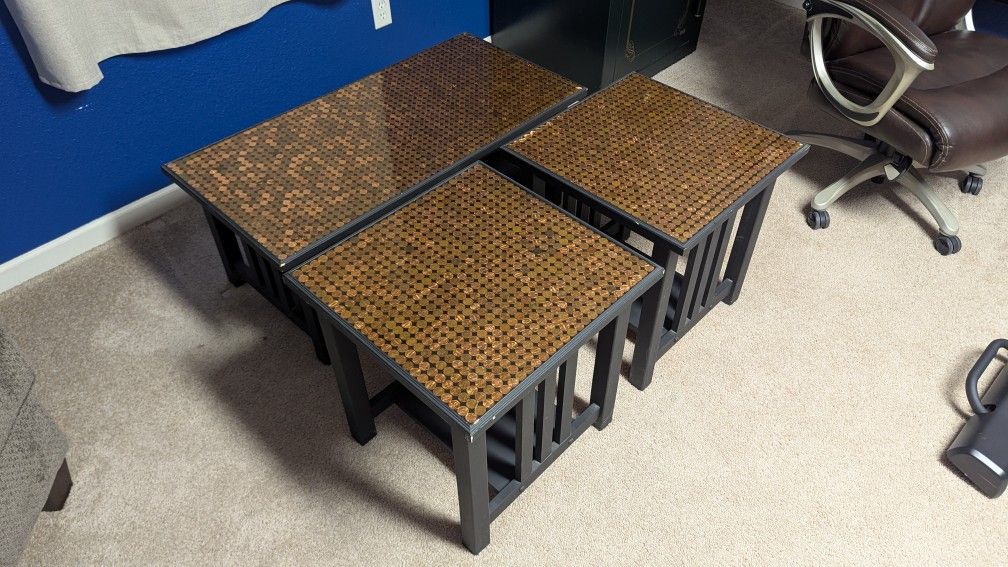 Epoxy Penny Tables