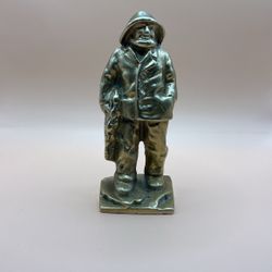 VNT Antique Fisherman Sailor Bronze In Color 