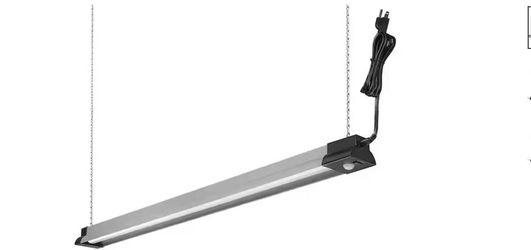 Commercial Electric 40 in. 3000 Lumens Plug-in Motion Sensing Integrated LED Linkable Shop Light