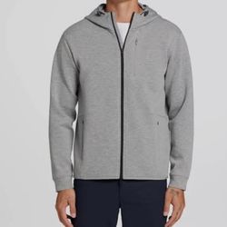 VRST Men's Pinnacle Fleece Full Zip Hoodie Men's Sz Small Heather Gray NWT