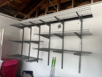 Rubbermaid FastTrack Garage 16 -Piece 48-in Multipurpose Storage Rail System ($100 each - 2 in photo)