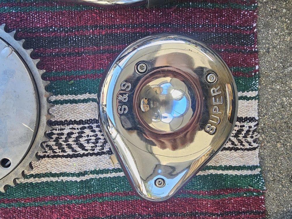 S&S Air Cleaner And Backing Plate