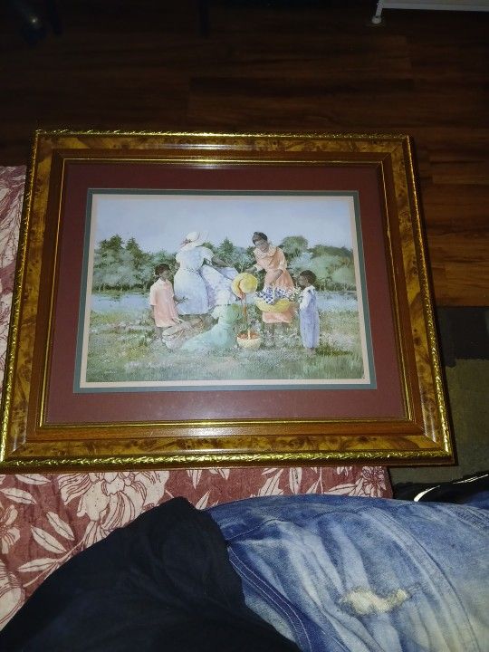 Painting By Ann Mount African American Family Picnic