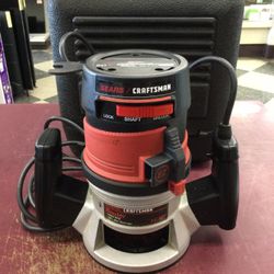 CRAFTSMAN 1-1/2 HP ROUTER + CASE