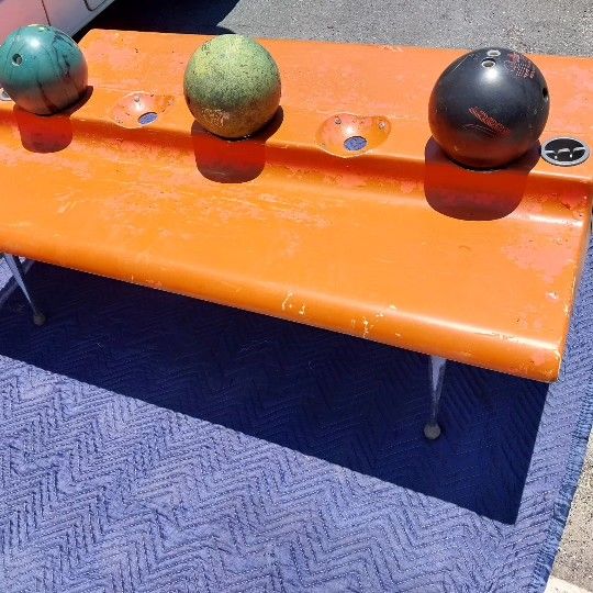 Vintage Bowling Bench