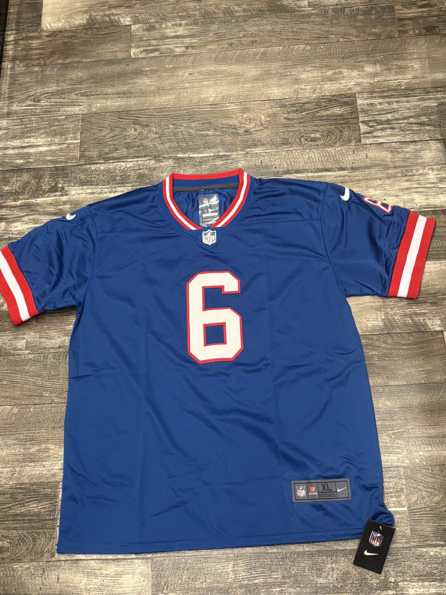 Jaxson Dartt (sizes Below) blue New York Giants football jersey
