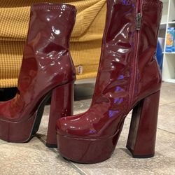 Burgundy Boots