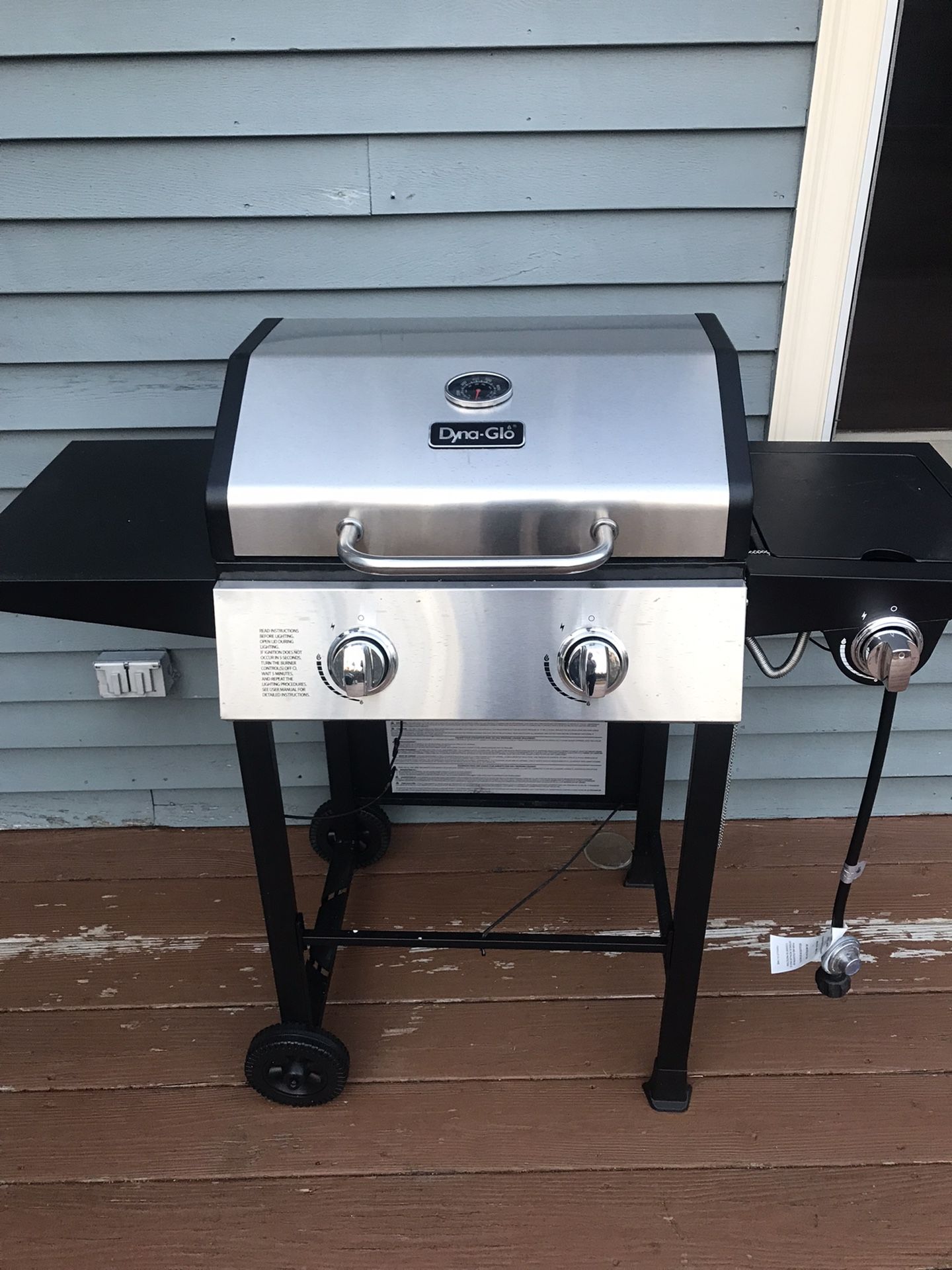 Dyna glo grill 2025 2 burner