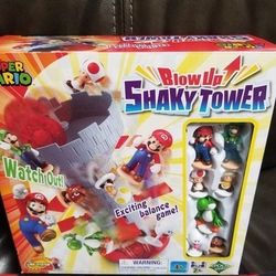 Super Mario bros shaky tower game New