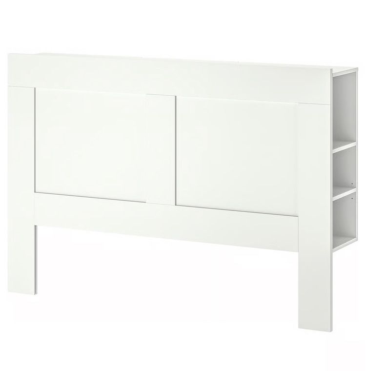 FREE-IKEA Headboard with Storage Compartments