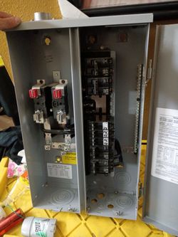 Siemens 200 Amp Meter-Load Center Combination.
