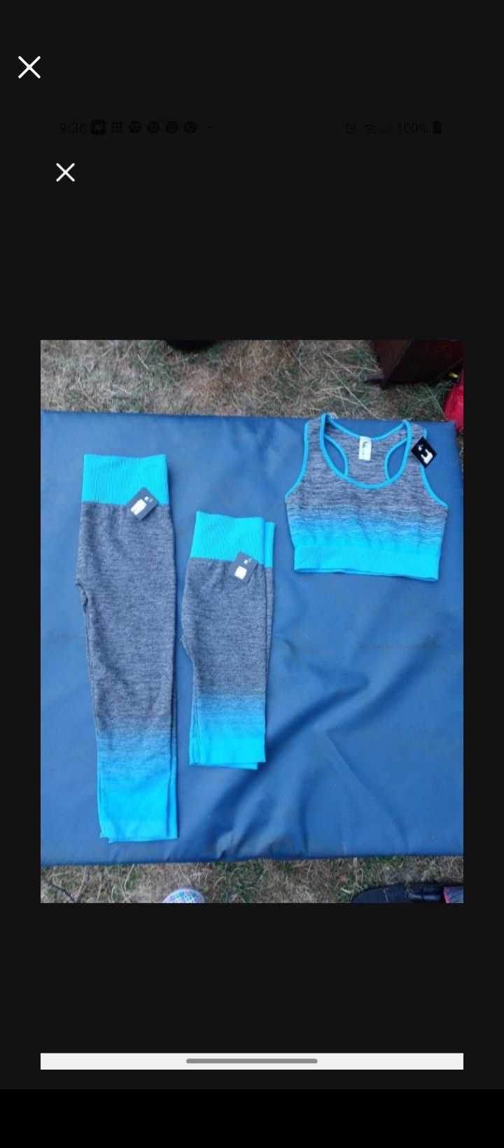 Blue Workout Fit