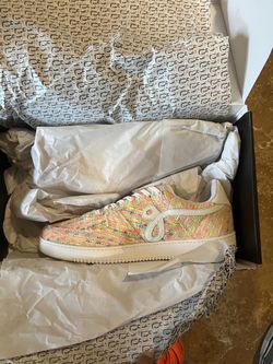 BRAND NEW JOHN GEIGER GF-01 UNRELEASED "NEON HEMP TWEED" SIZE 13- Deadstock