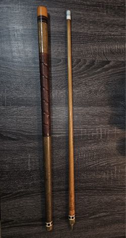 2-Piece Wood Pool Cue Billiard Heavy Stick